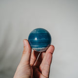 Blaue Onyx Kugel OD63