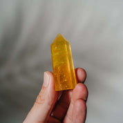 Gelbe Fluorit Spitzen
