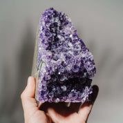 Amethyst Druse AGI215 mit seitlicher Druse