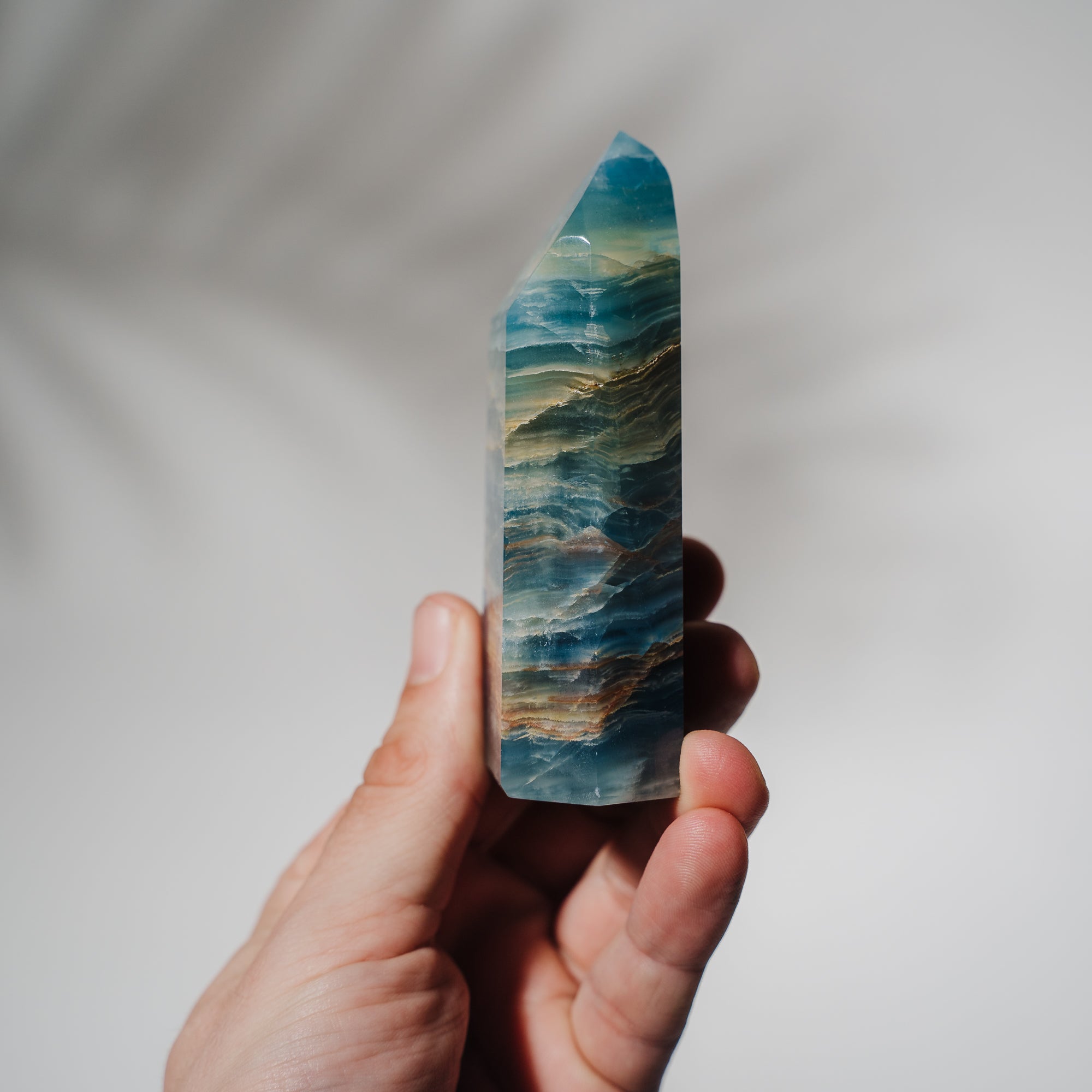 Blaue Onyx Turm BO78