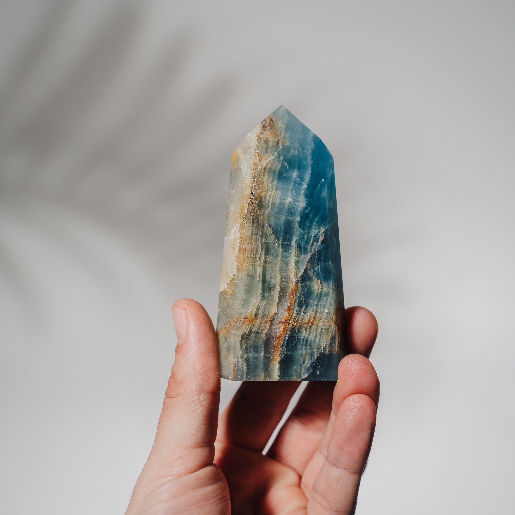 Blaue Onyx Turm BO64