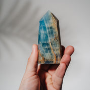 Blaue Onyx Turm BO64