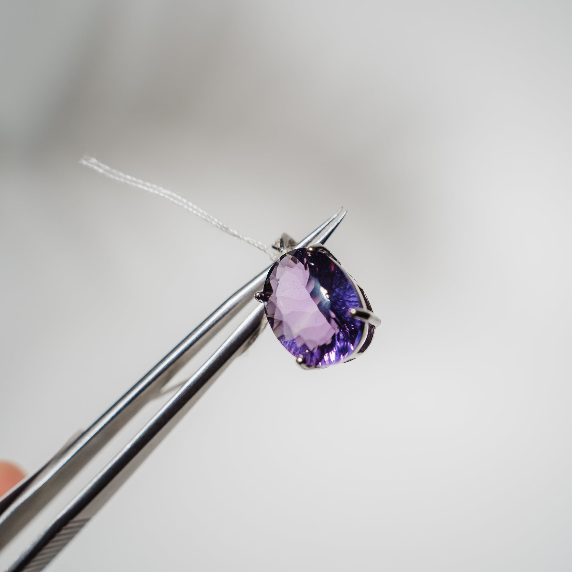 Amethyst Anhänger facettiert AA140