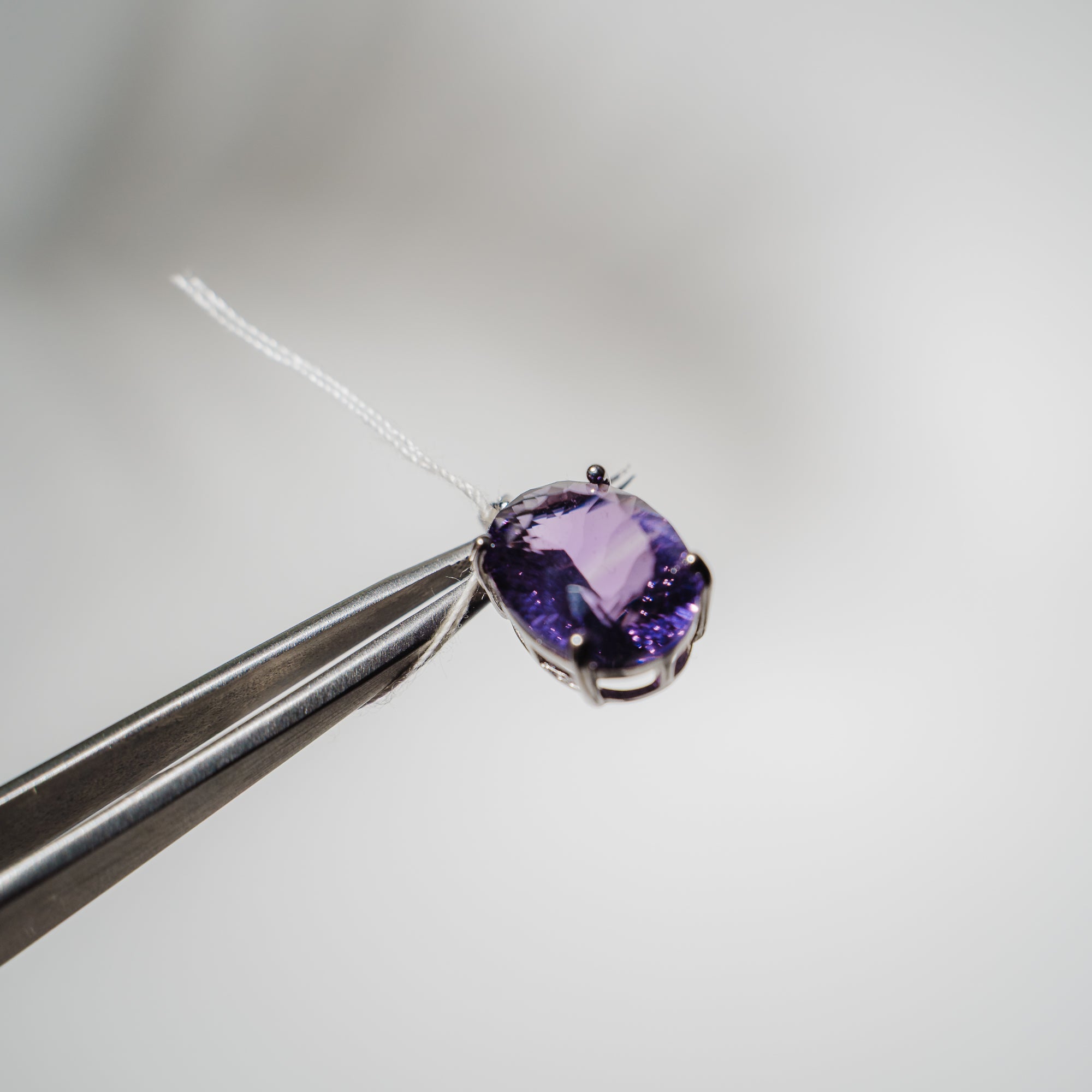 Amethyst Anhänger facettiert AA140