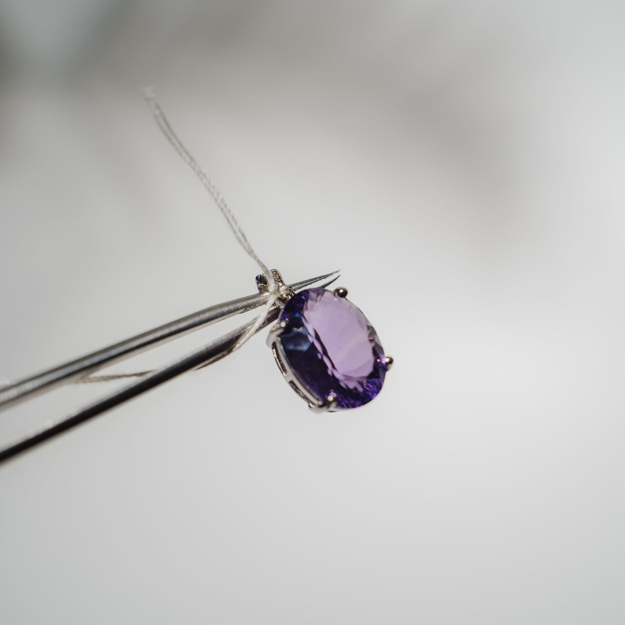 Amethyst Anhänger facettiert AA140
