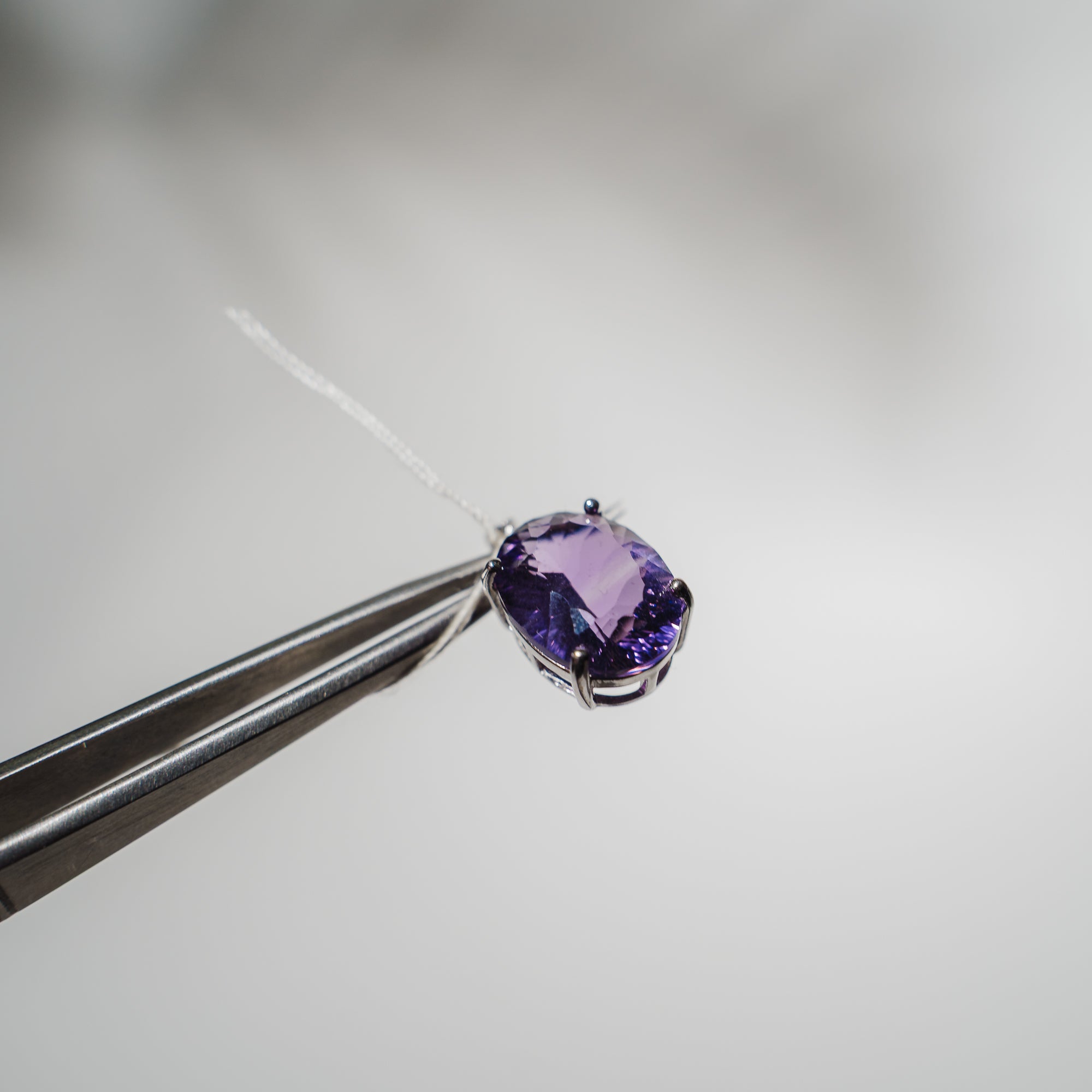 Amethyst Anhänger facettiert AA140