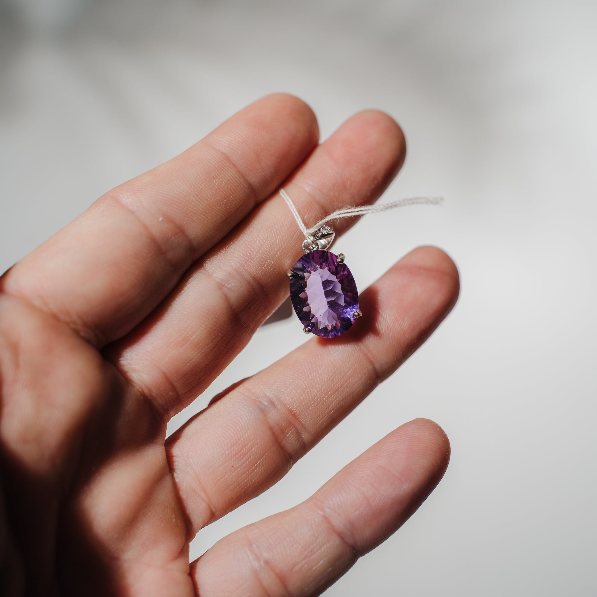 Amethyst Anhänger facettiert AA140