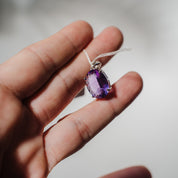 Amethyst Anhänger facettiert AA140
