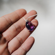 Amethyst Anhänger facettiert AA140