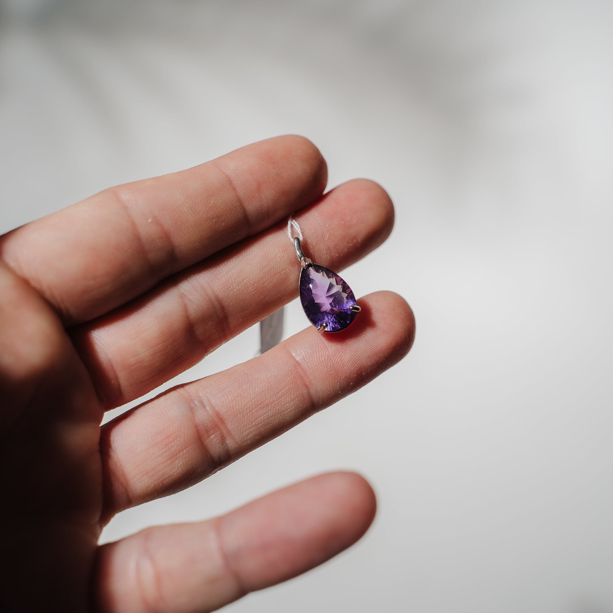 Amethyst Anhänger facettiert AA115