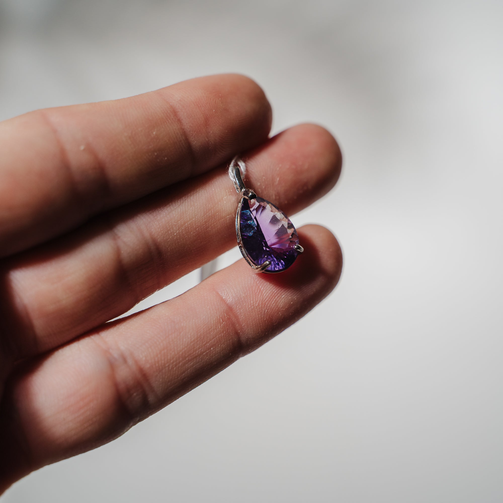 Amethyst Anhänger facettiert AA115