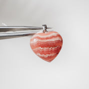 Rhodochrosit Herz Anhänger