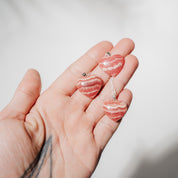 Rhodochrosit Herz Anhänger
