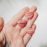 Rhodochrosit Herz Anhänger