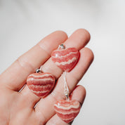 Rhodochrosit Herz Anhänger