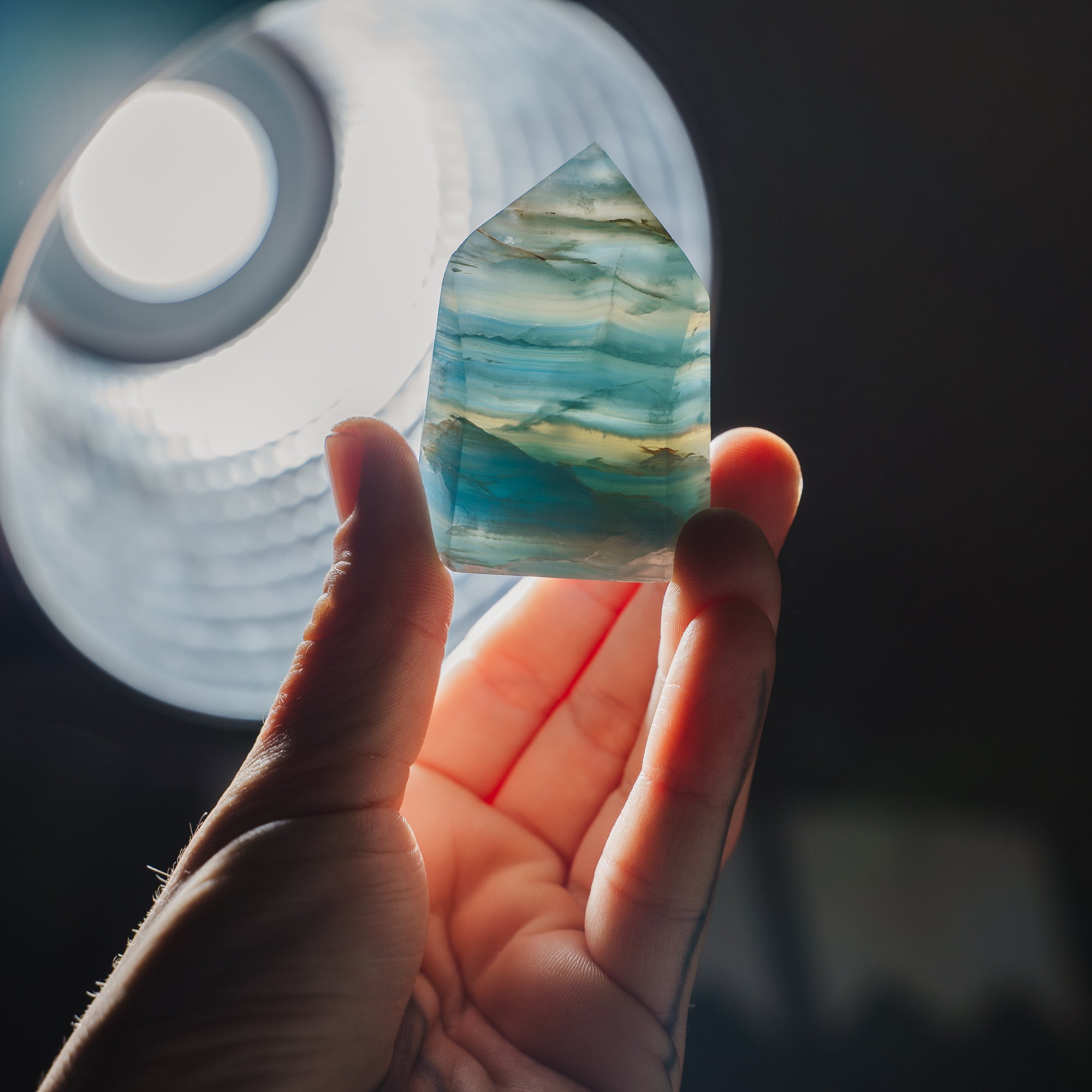 Blaue Onyx Turm BO36