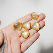 Lepidolith gold Herzen