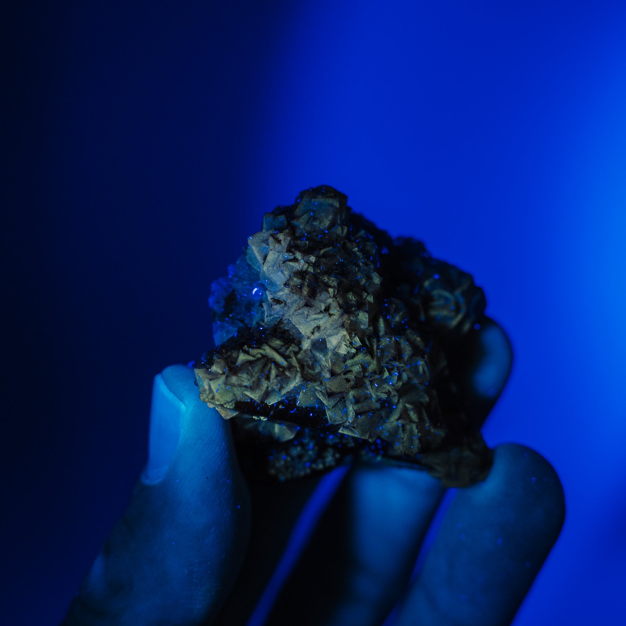 Fluorit x Calcit Stufe 20F