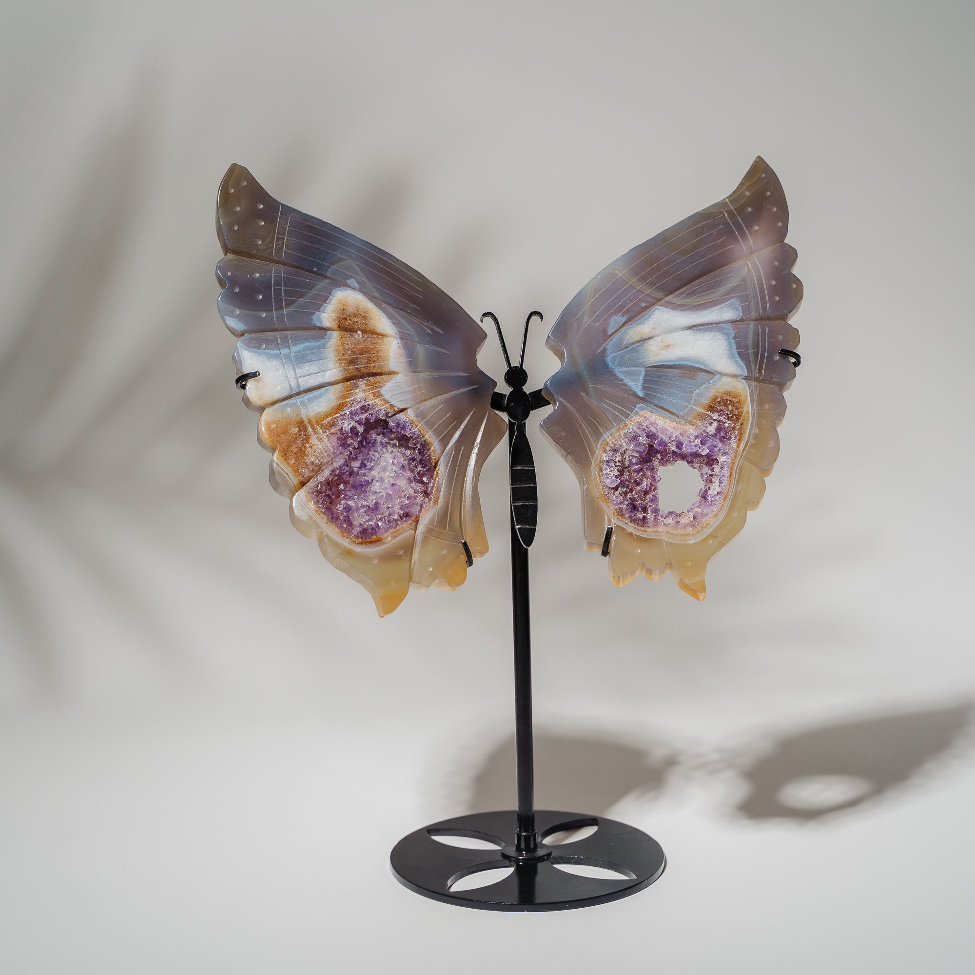 Amethyst Achat Schmetterling 240A