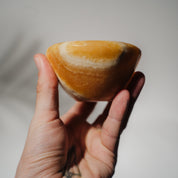 Orangen Calcit Schale 49CE