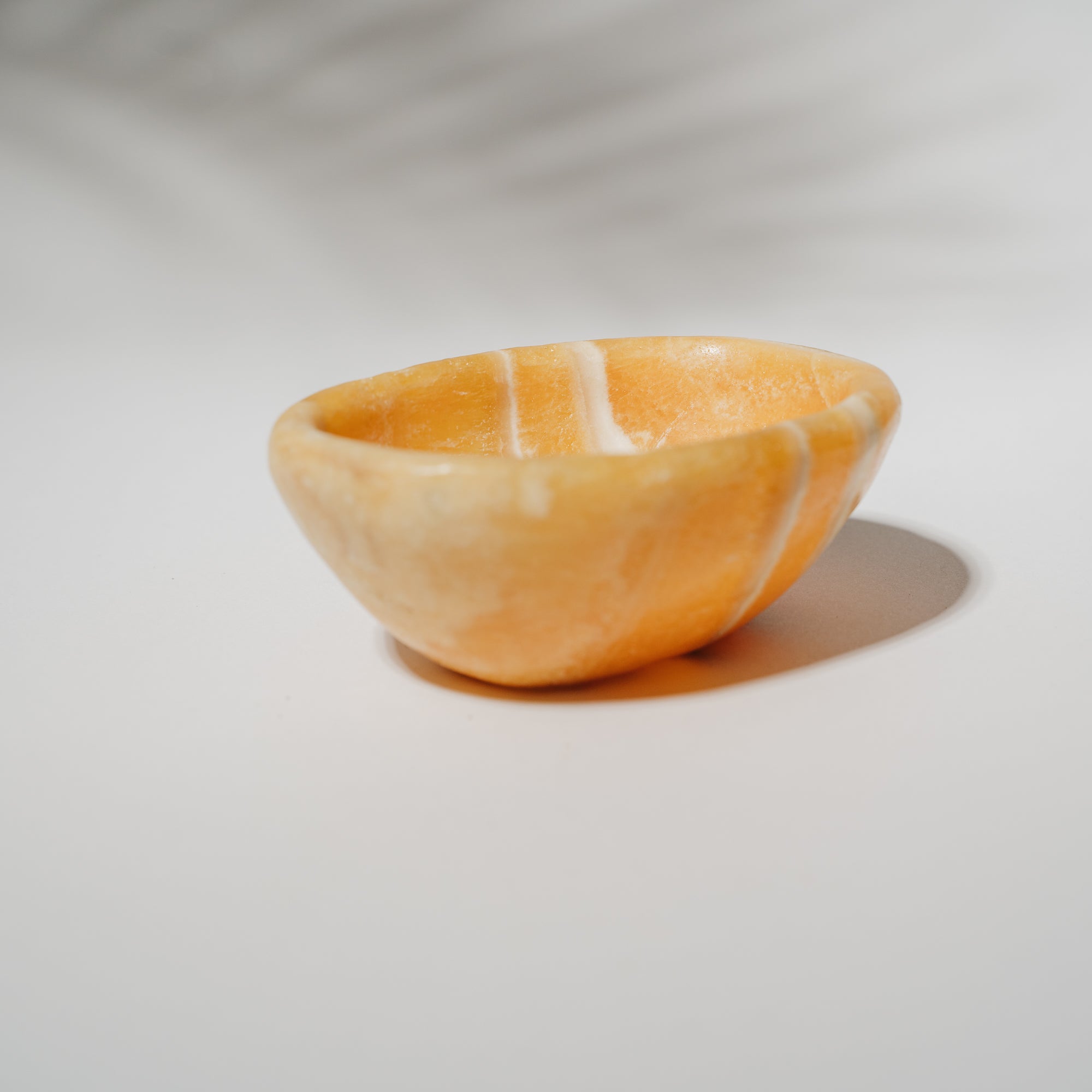 Orangen Calcit Schale 49CE