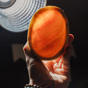 Orangen Calcit Schale 49CI