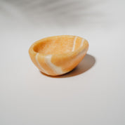 Orangen Calcit Schale 49CD