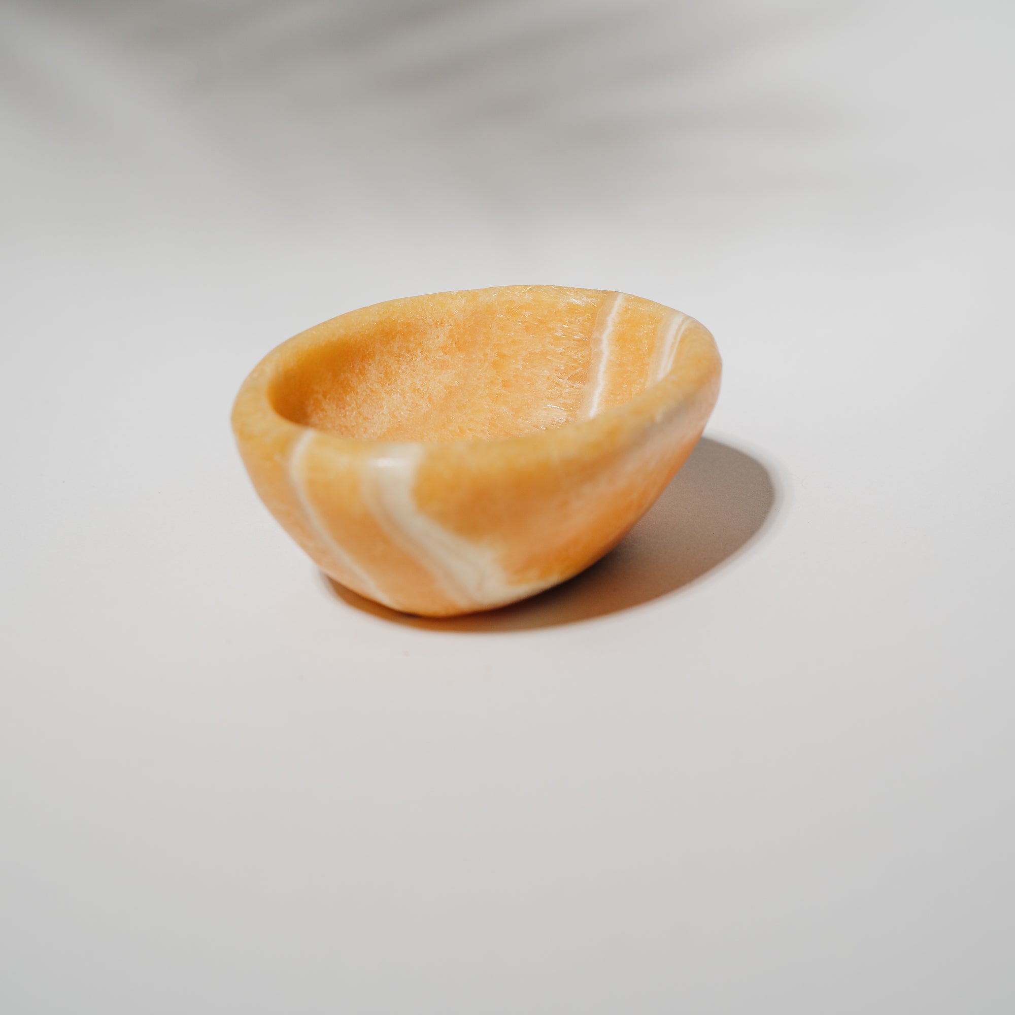 Orangen Calcit Schale 49CD