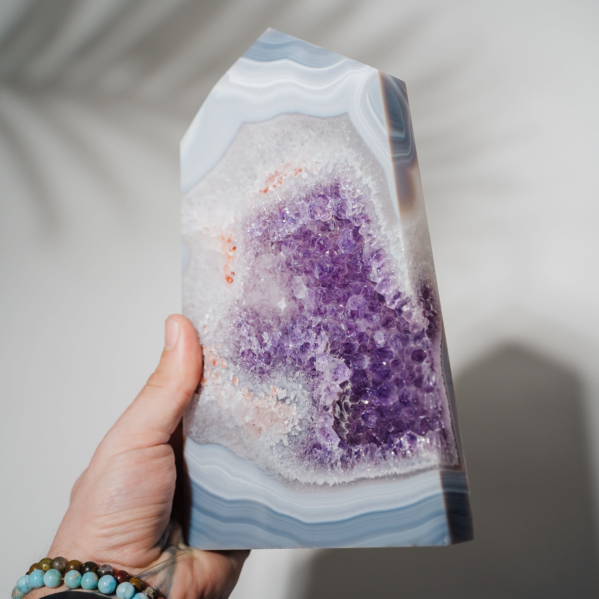 Amethyst Achat Turm 294AA