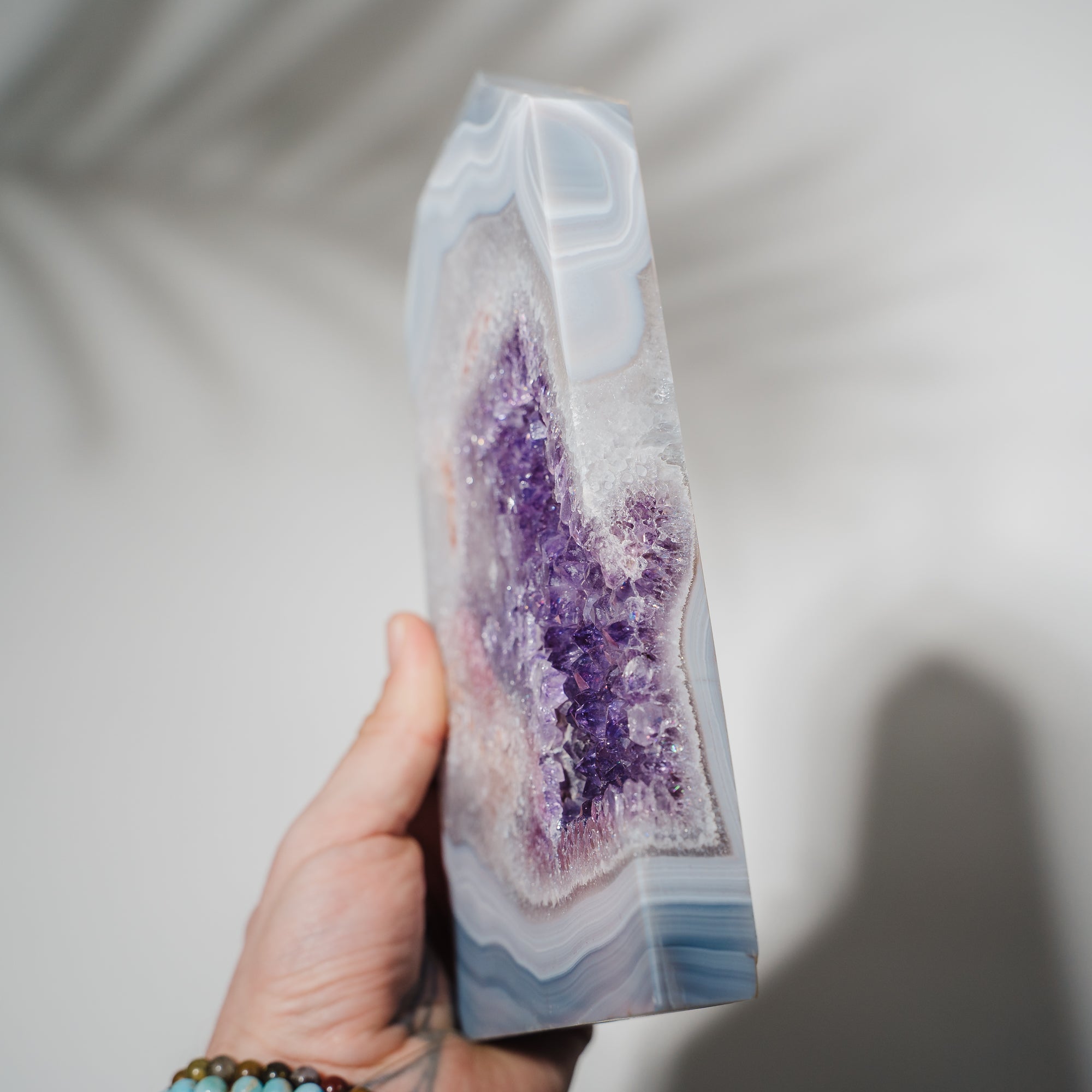 Amethyst Achat Turm 294AA