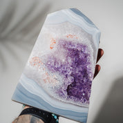Amethyst Achat Turm 294AA