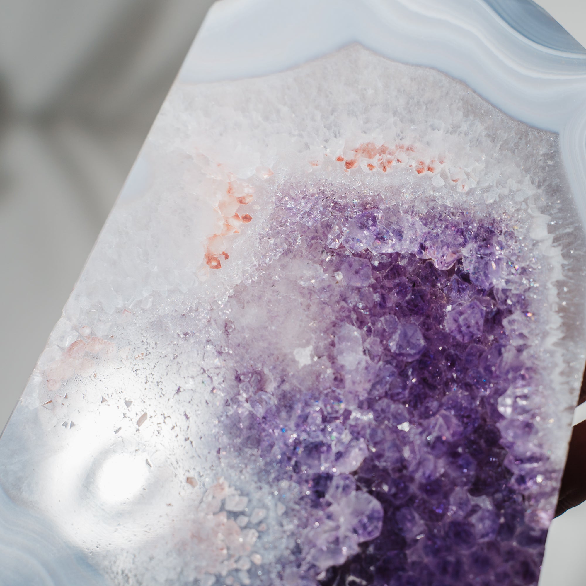 Amethyst Achat Turm 294AA