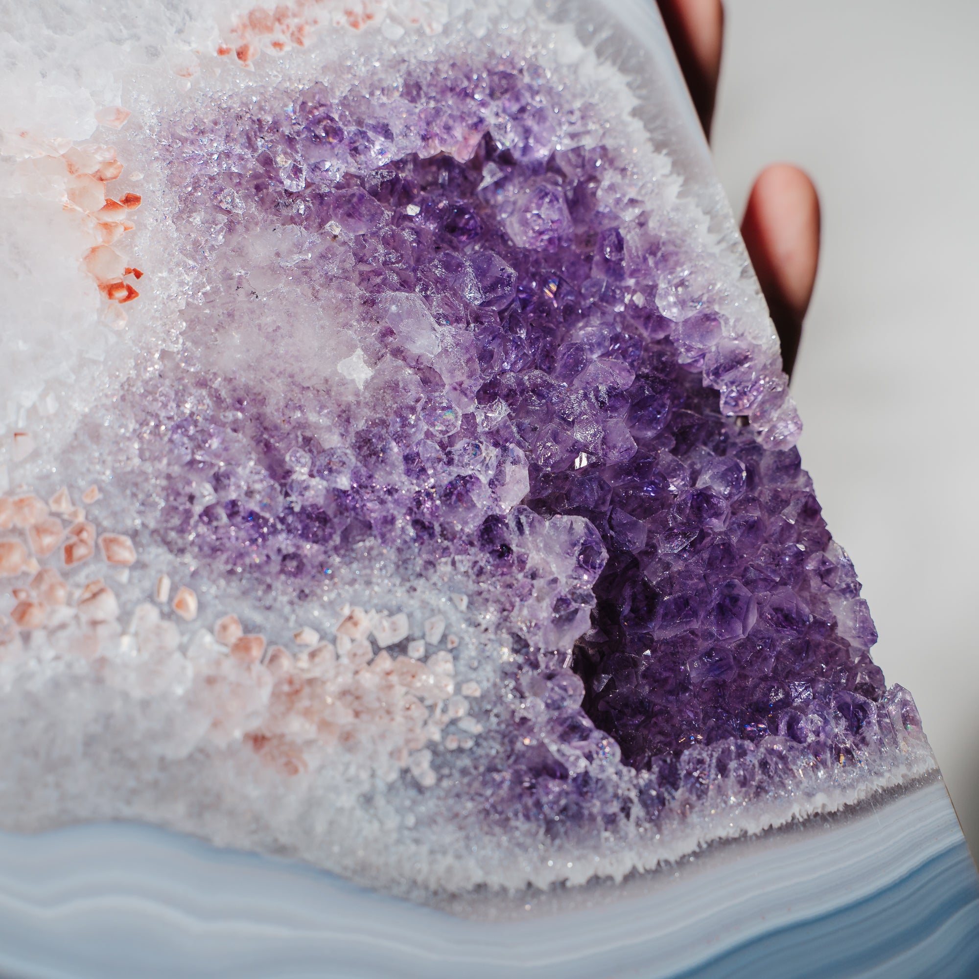Amethyst Achat Turm 294AA