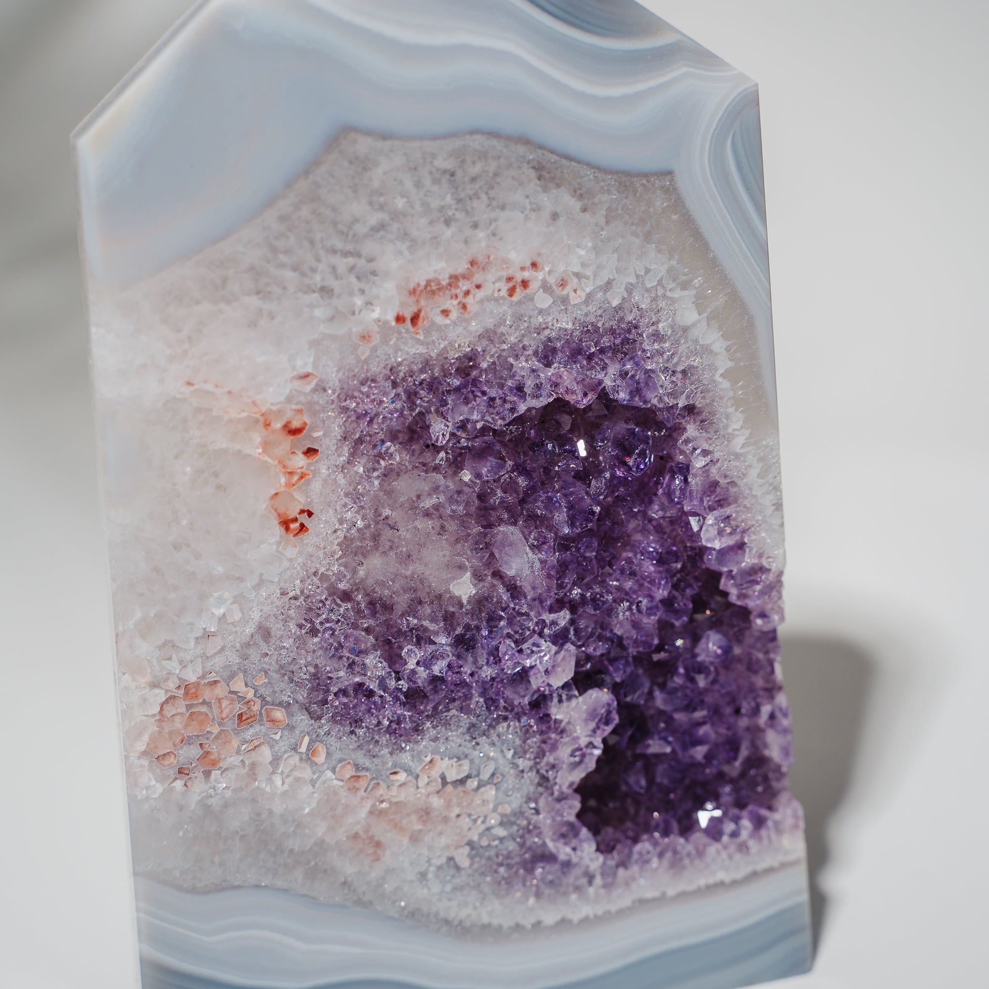 Amethyst Achat Turm 294AA