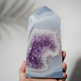Amethyst Achat Turm 202AA