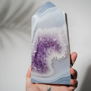 Amethyst Achat Turm 202AA