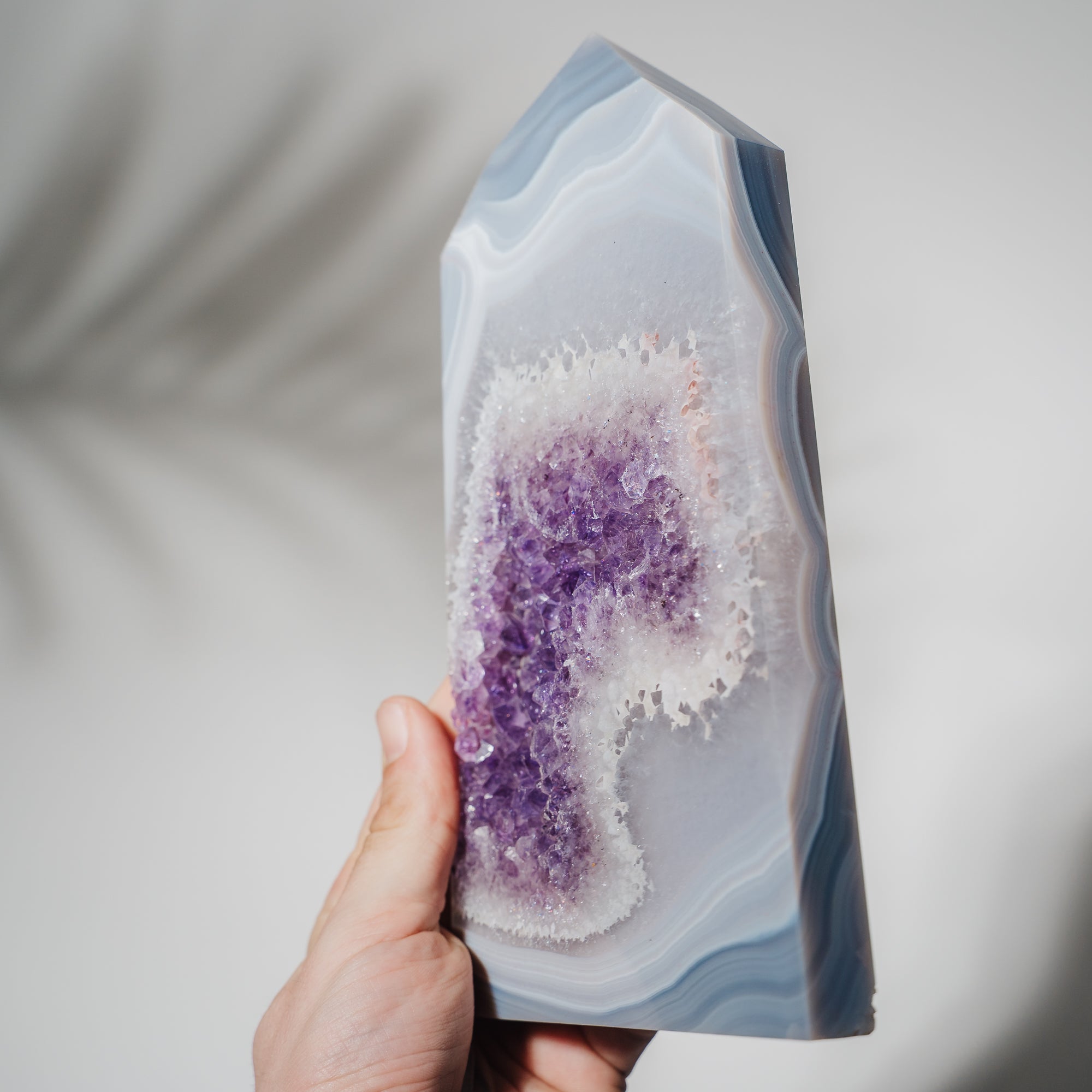 Amethyst Achat Turm 202AA