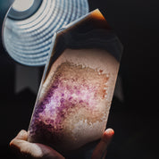 Amethyst Achat Turm 202AA
