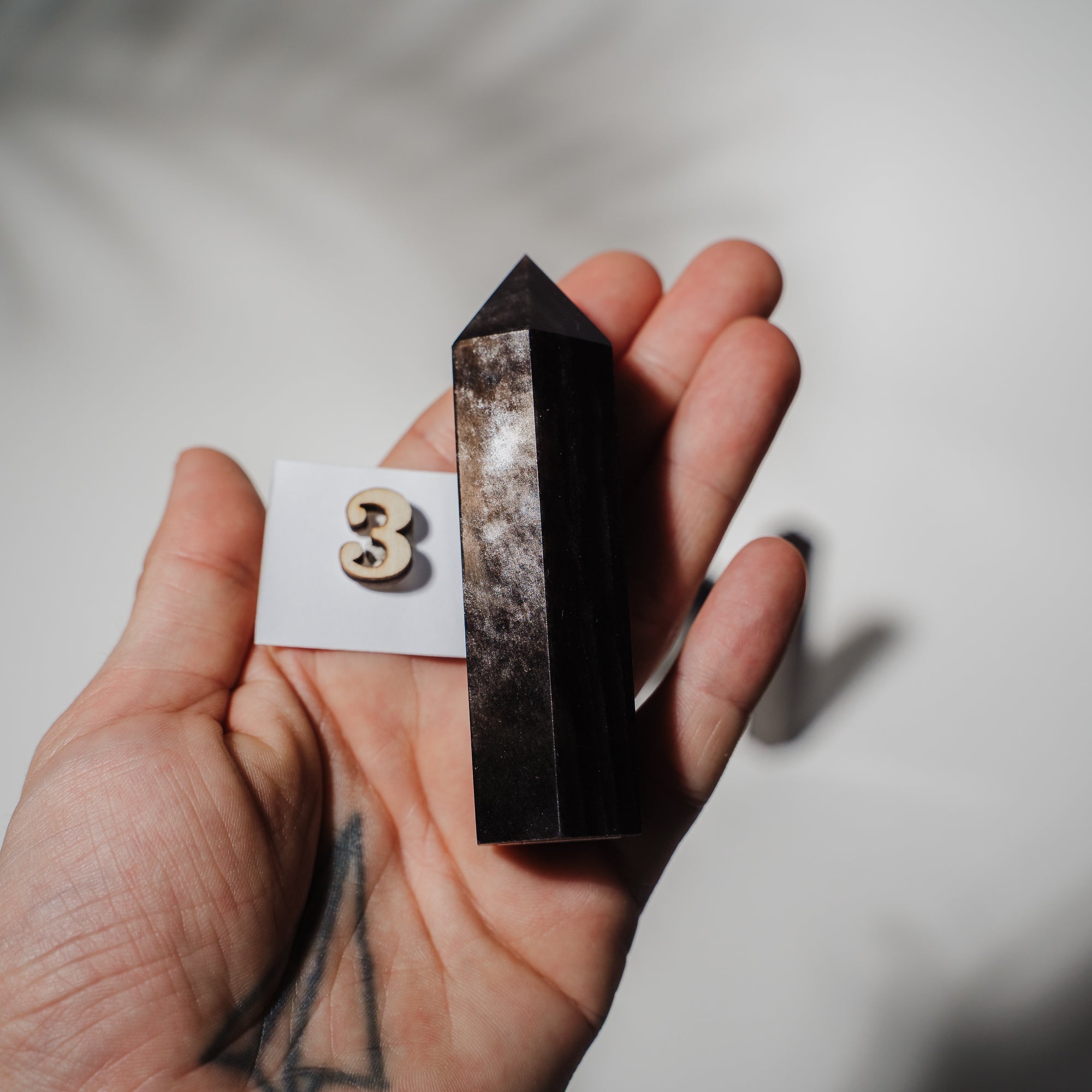 Silberobsidian Türme *suche selbst aus* 02