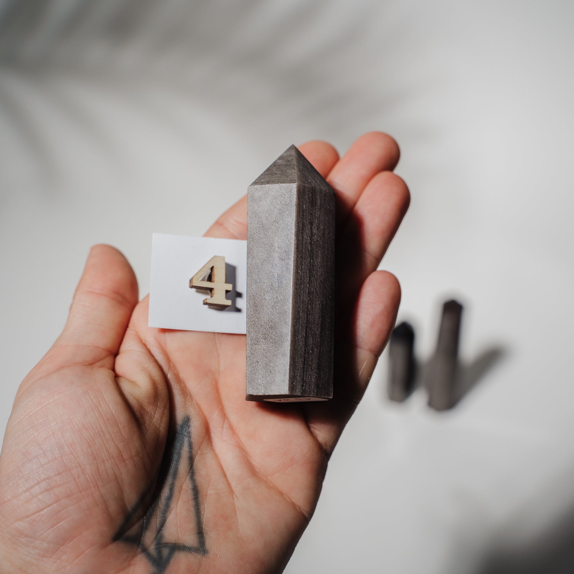 Silberobsidian Türme *suche selbst aus* 02
