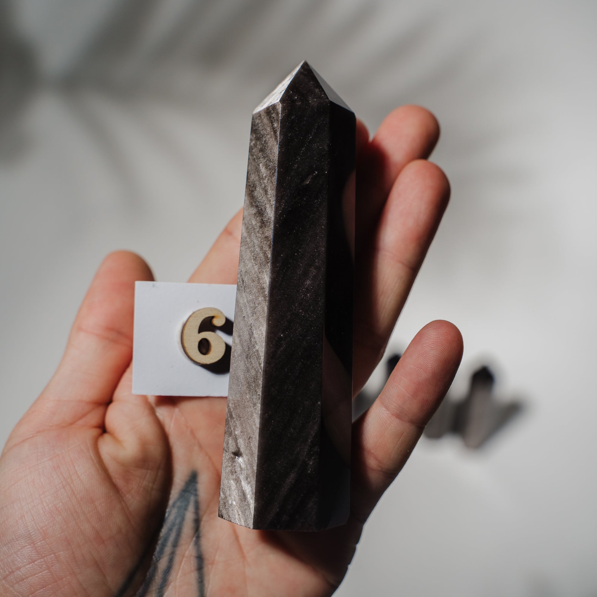 Silberobsidian Türme *suche selbst aus* 02