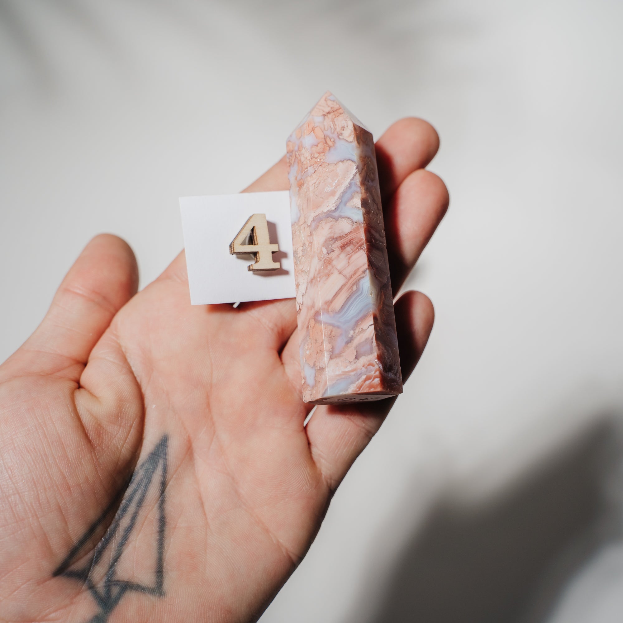 Pinke Achat Türme *suche selbst aus* 02