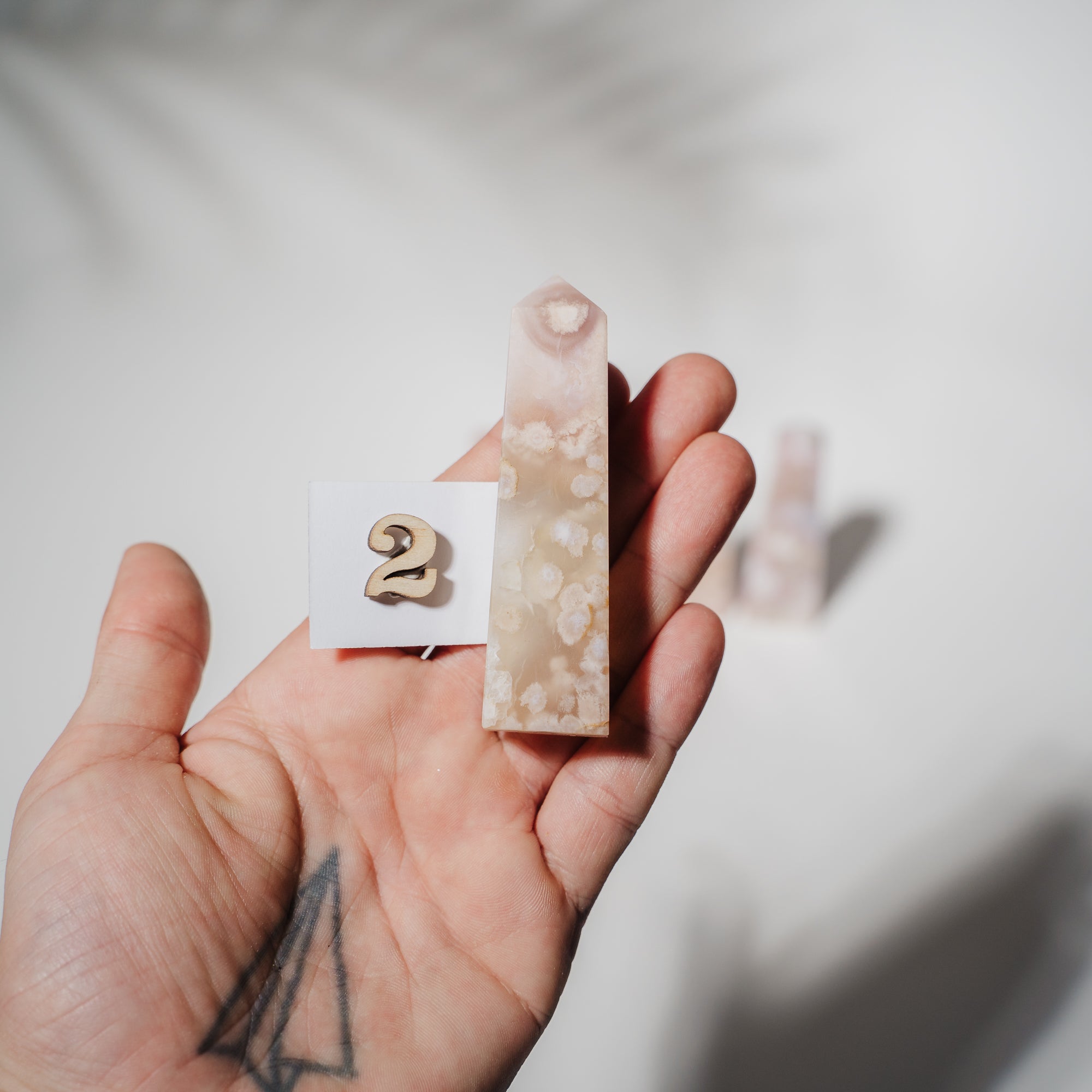 Pinke Amethyst Türme *suche selbst aus*