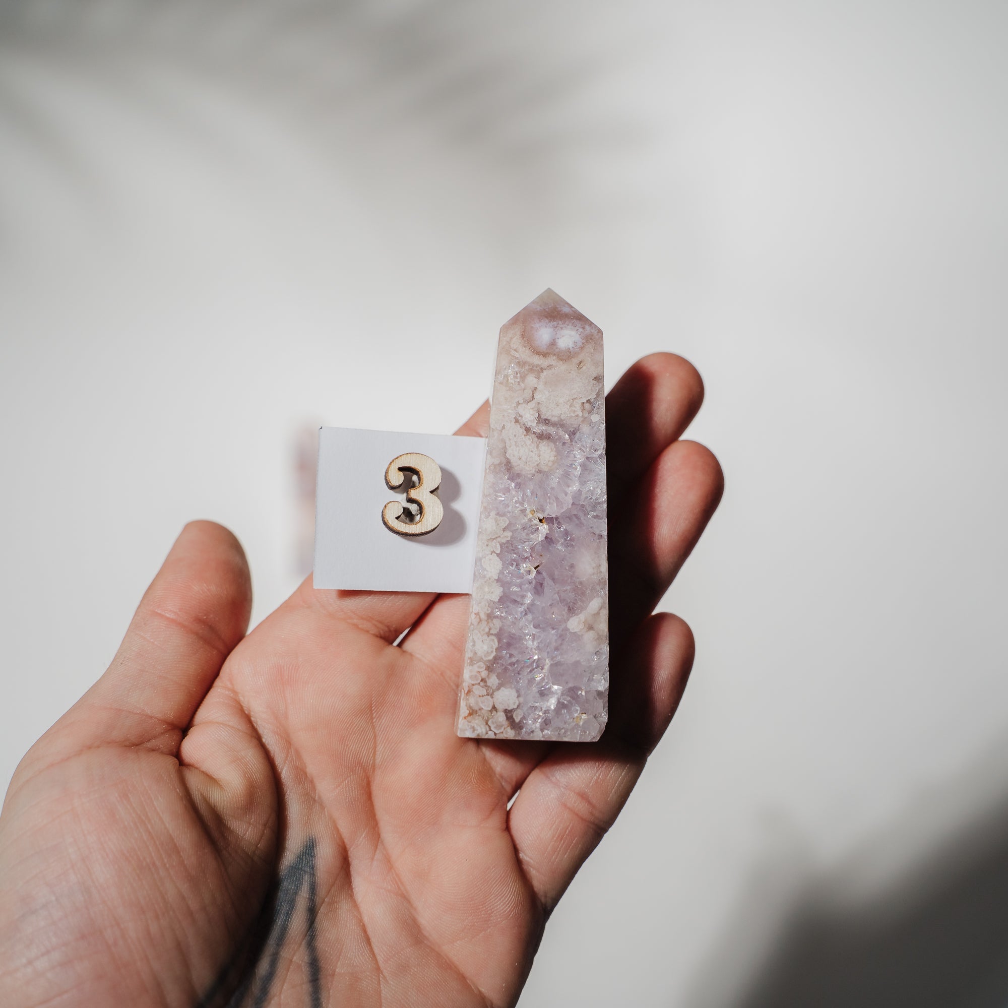 Pinke Amethyst Türme *suche selbst aus* 02