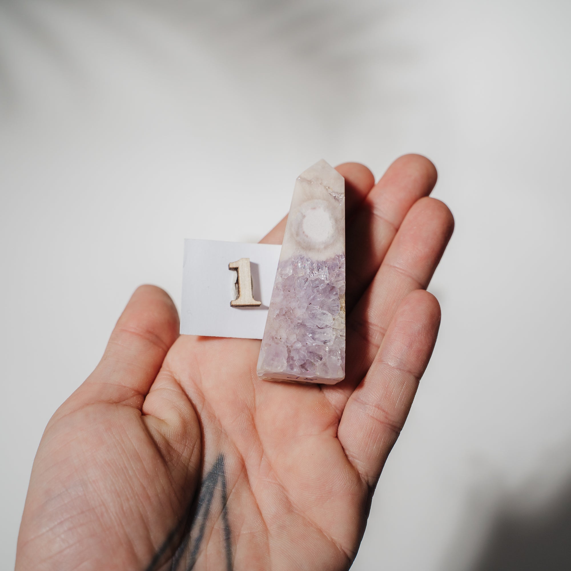 Pinke Amethyst Türme *suche selbst aus* 03