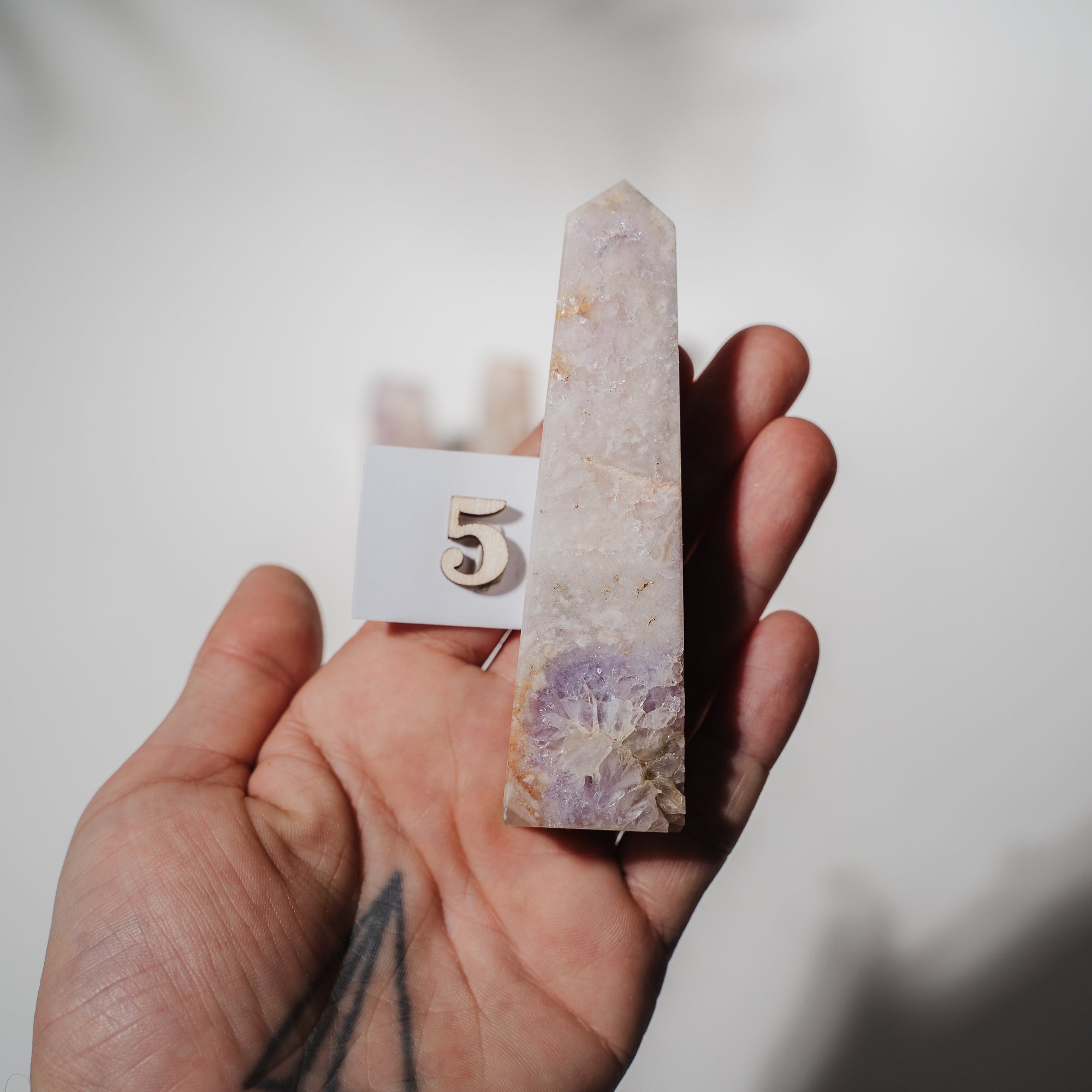 Pinke Amethyst Türme *suche selbst aus* 04