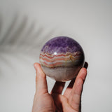 Amethyst Achat Kugel AKA126
