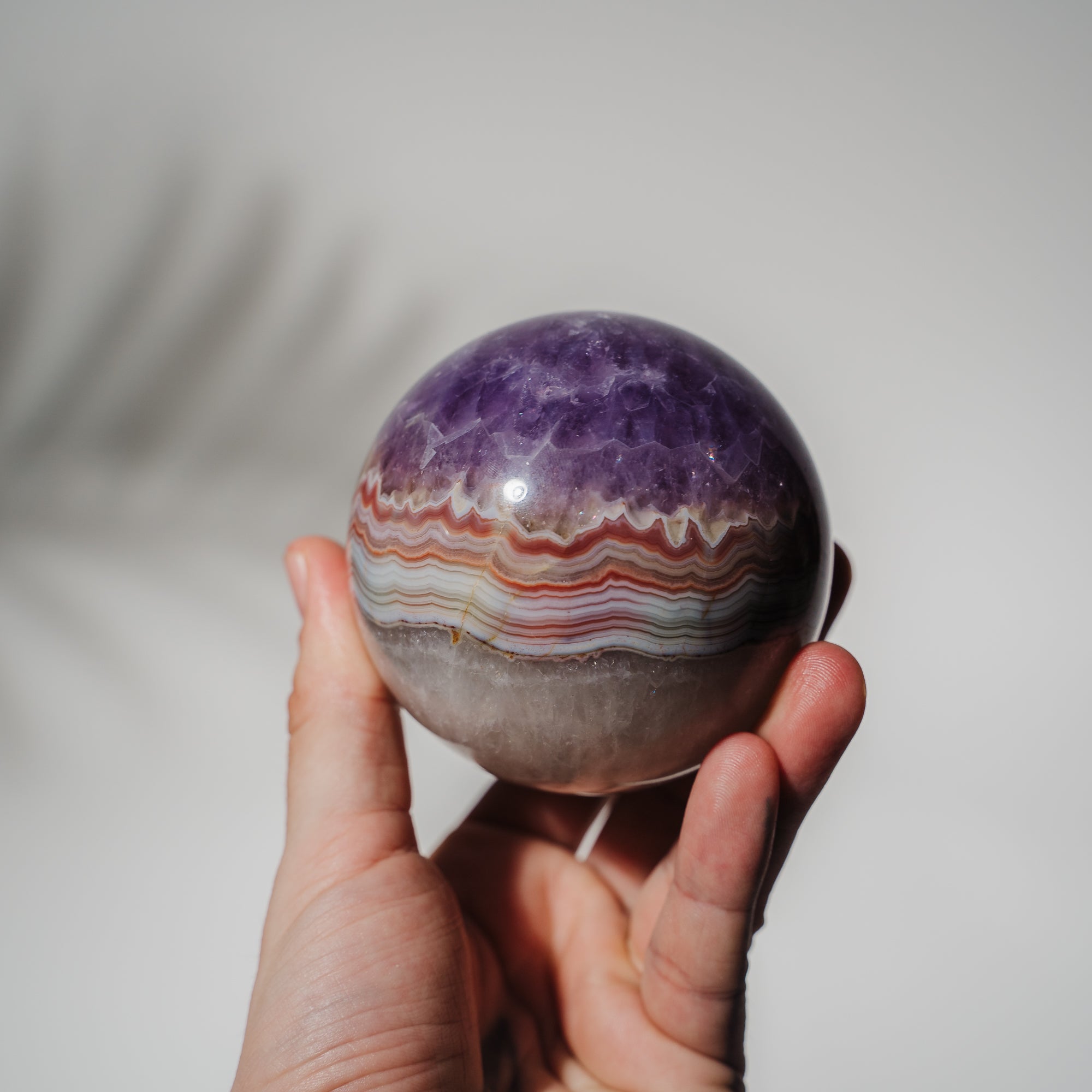 Amethyst Achat Kugel AKA126
