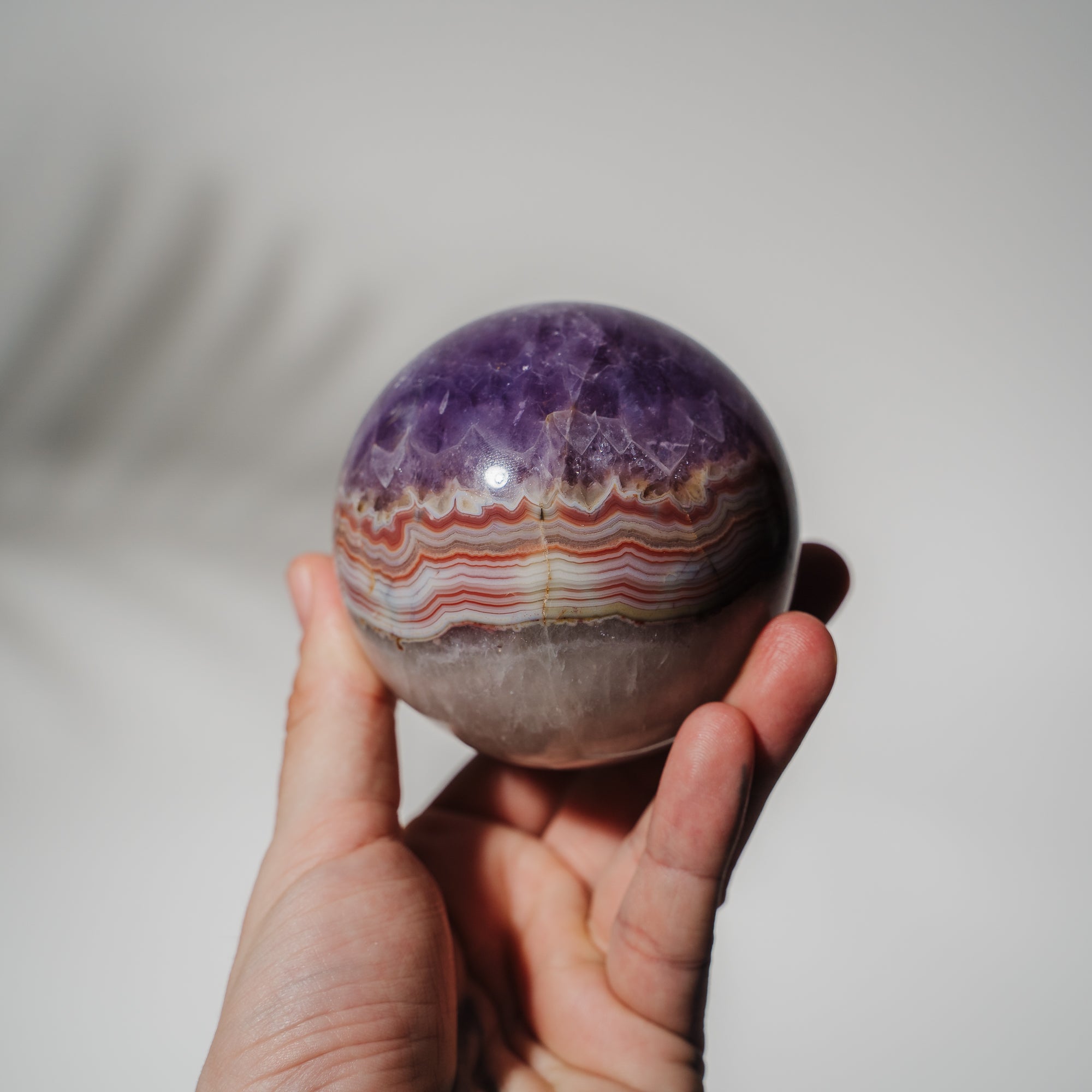 Amethyst Achat Kugel AKA126