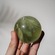 HQ Fluorit apfelgrün Kugel 117F